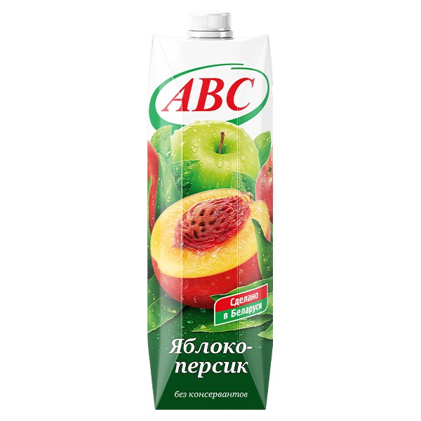 Нектар ABC Яблоко-персик (тетрапак по 1 л)