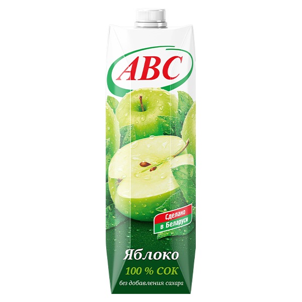 Сок ABC Яблоко (тетрапак по 1 л)