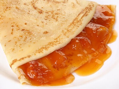 Блины с джемом (абрикос)  (300 гр.)